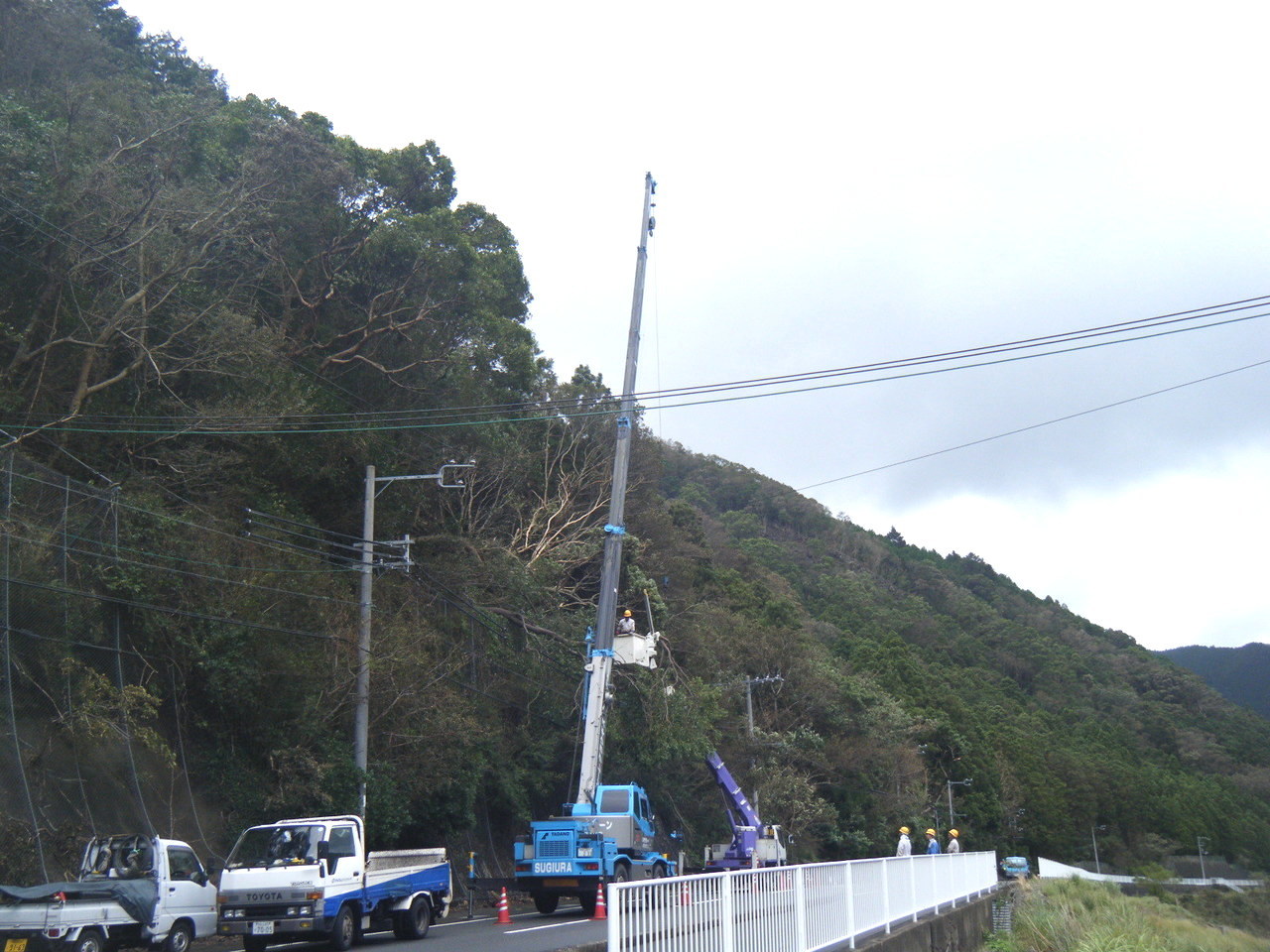 テクノ　復旧作業